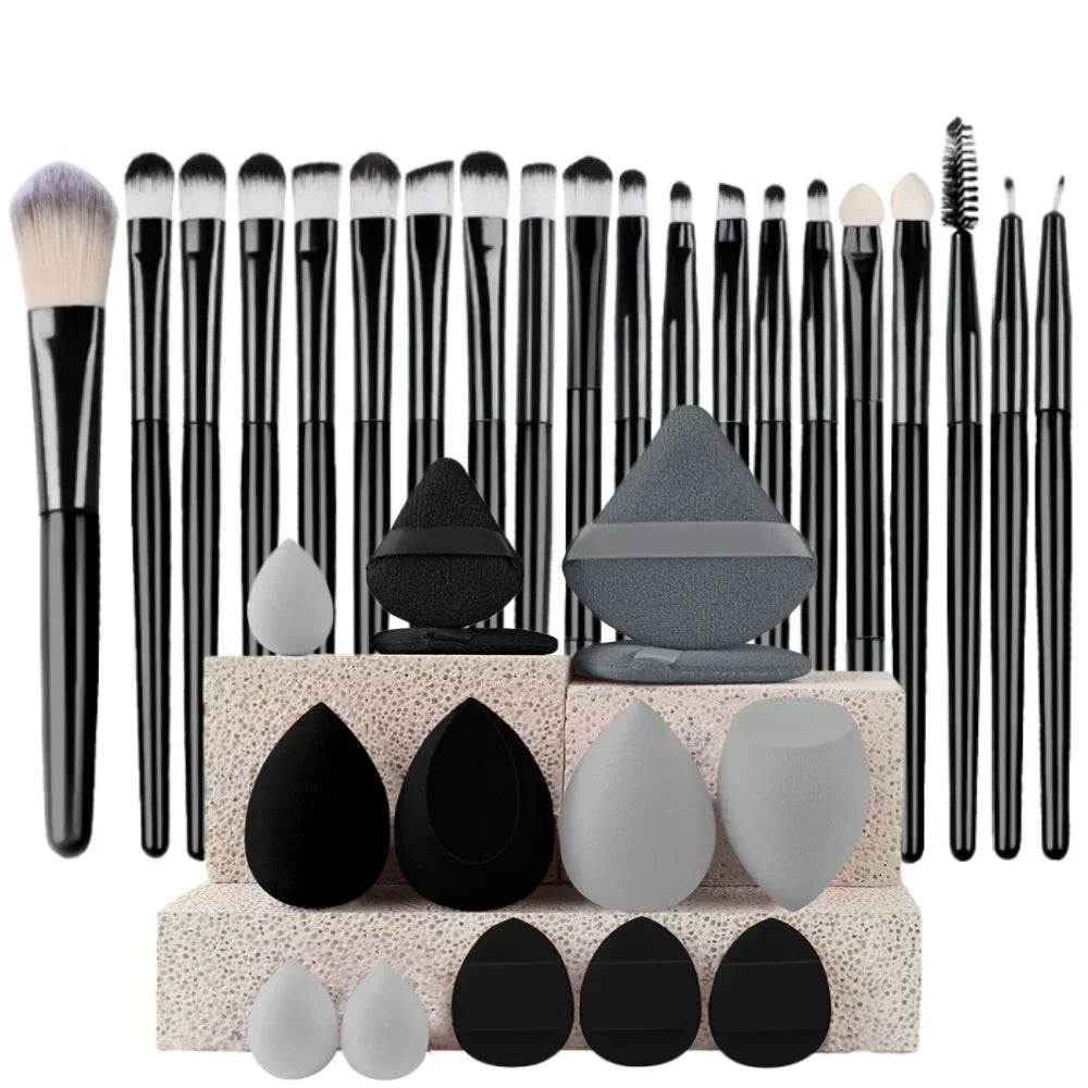Premium 20PCS Makeup Brush Set – Soft Synthetic Foundation & Blending Brushes