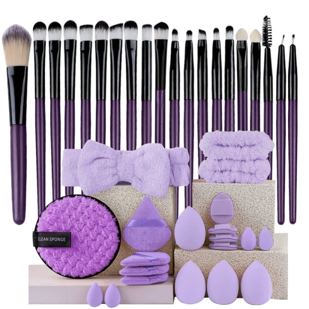 Premium 20PCS Makeup Brush Set – Soft Synthetic Foundation & Blending Brushes