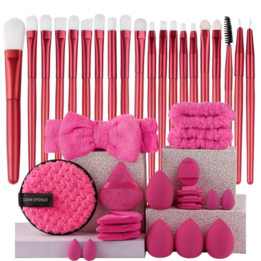 Premium 20PCS Makeup Brush Set – Soft Synthetic Foundation & Blending Brushes