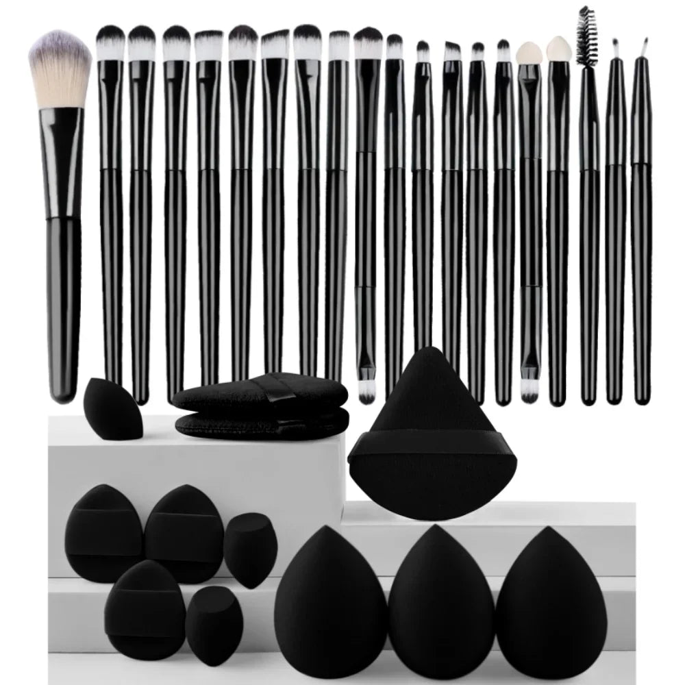 Premium 20PCS Makeup Brush Set – Soft Synthetic Foundation & Blending Brushes