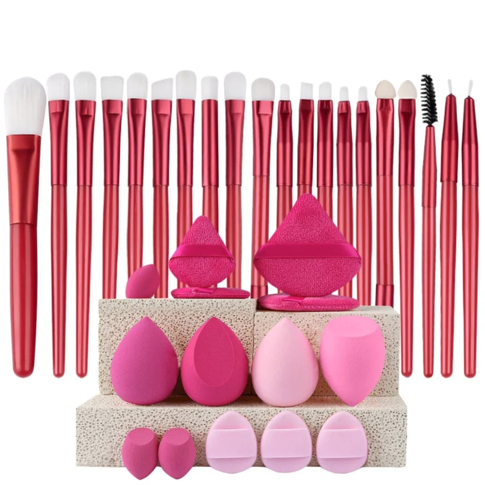 Premium 20PCS Makeup Brush Set – Soft Synthetic Foundation & Blending Brushes