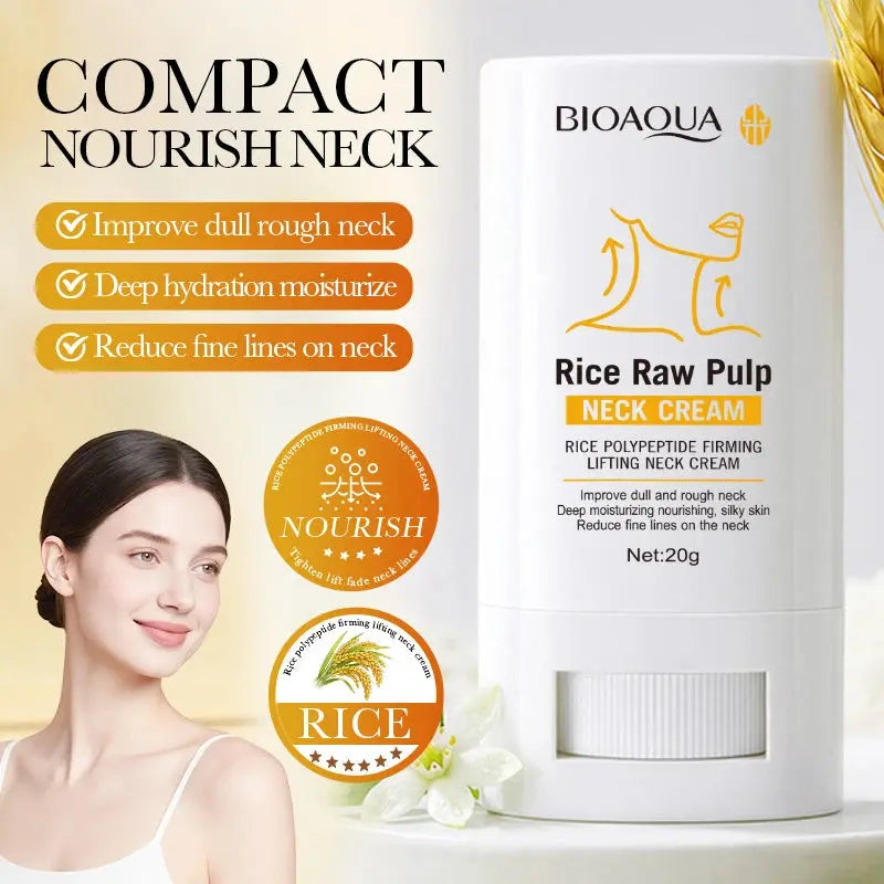 Korean Rice Neck Cream for Fine Lines & Dryness