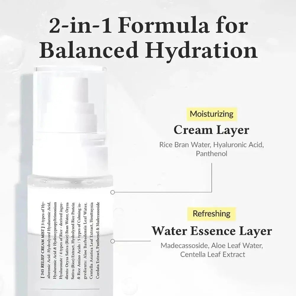 Dr.Althea 345 Relief Cream Mist – Antioxidant Moisturizing & Intensive Skin Repair Face Mist, 147ml