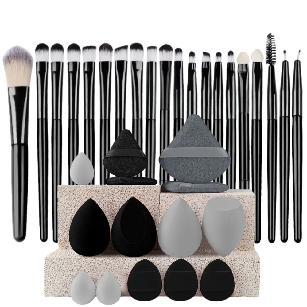 Premium 20PCS Makeup Brush Set – Soft Synthetic Foundation & Blending Brushes