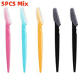 Braviixx Facial Razor Dermaplaning Set – 5-Piece Multicolour Facial Razors