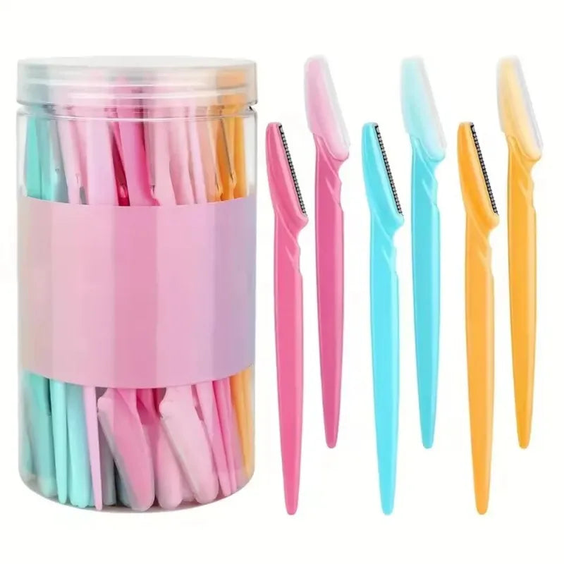 Braviixx Facial Razor Dermaplaning Set – 5-Piece Multicolour Facial Razors