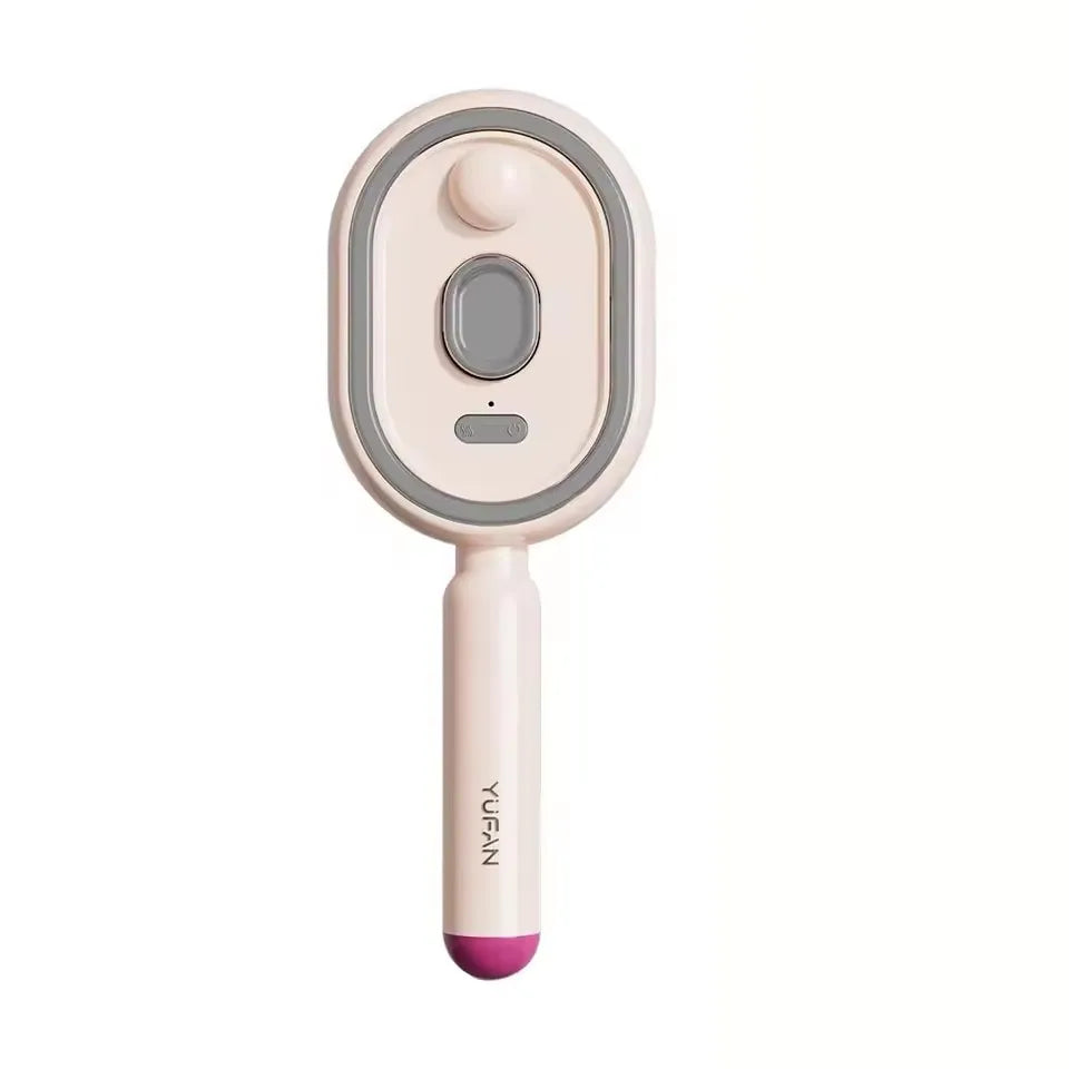 SteamGlow™ 3-in-1 Steam Hair Brush & Scalp Massager