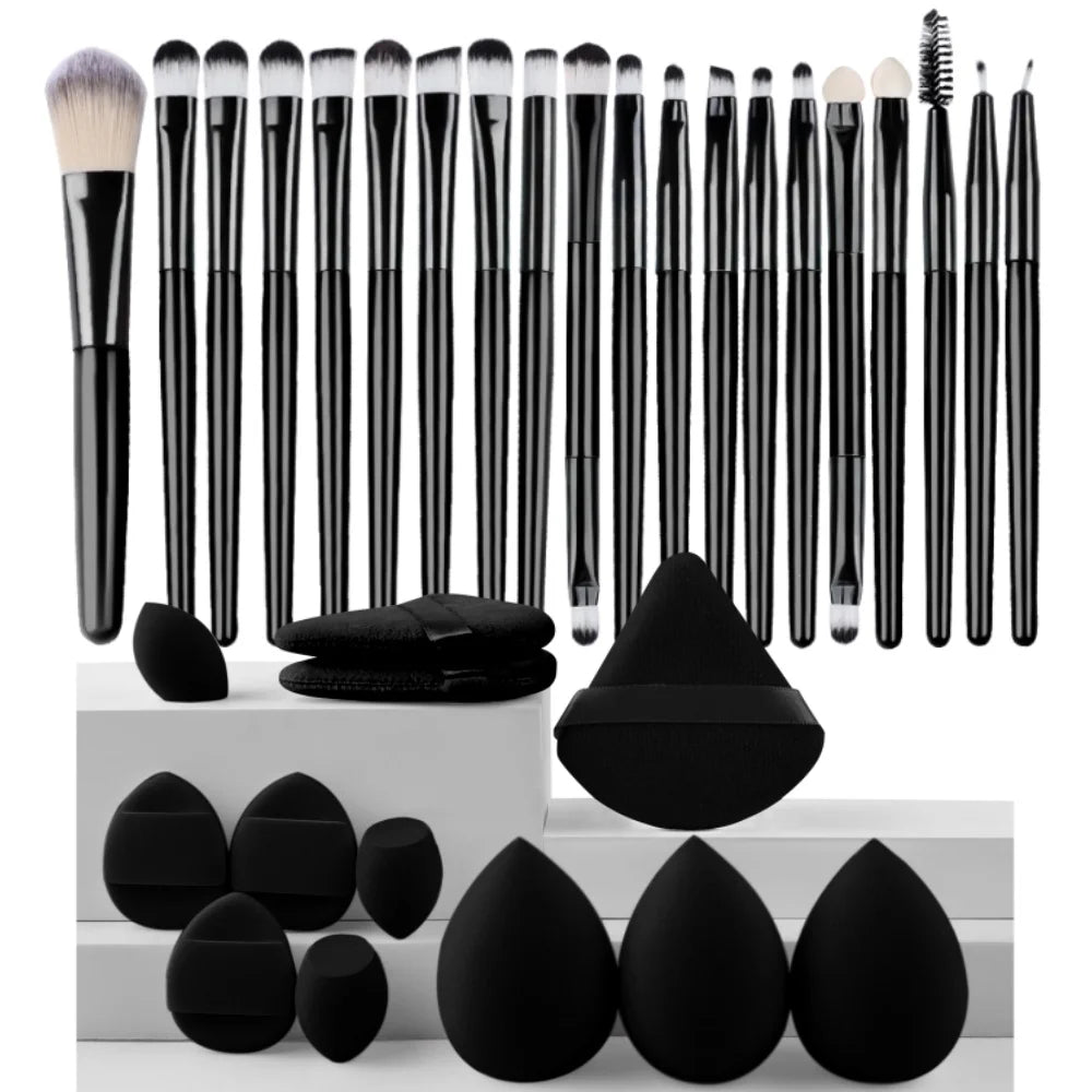 Premium 20PCS Makeup Brush Set – Soft Synthetic Foundation & Blending Brushes