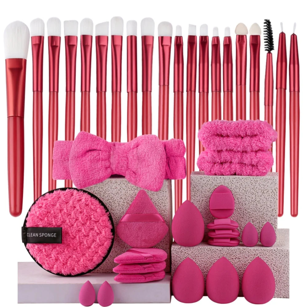 Premium 20PCS Makeup Brush Set – Soft Synthetic Foundation & Blending Brushes
