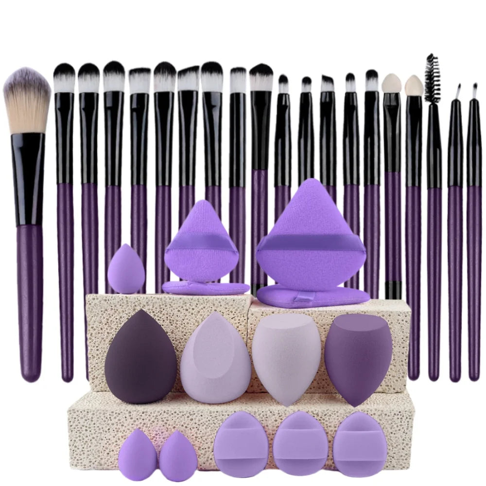 Premium 20PCS Makeup Brush Set – Soft Synthetic Foundation & Blending Brushes